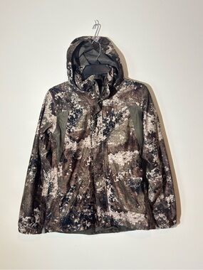 RedHead Brown and Olive Camo Hooded Jacket Youth XL
